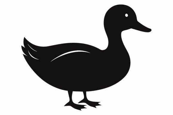 About Duck Silhouette in Design