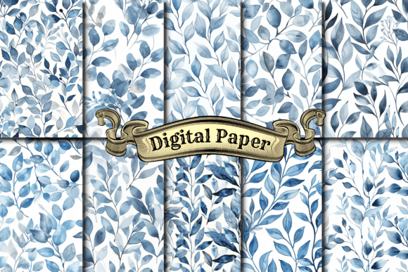Blue Leaves Scrapbook: Creative Memory Keeping Guide