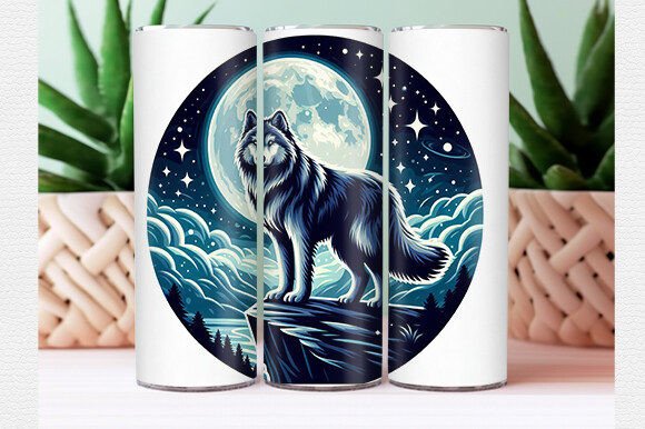 Cute Wolf Tumbler Wrap: Strategic Application for Creators and Small Business Owners