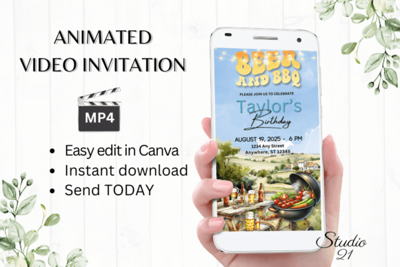 Digital BBQ Birthday Party Invitation Design Guide