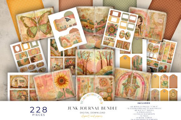 Evaluating a Boho Junk Journal Bundle: Aesthetics, Utility, and Creative Fit