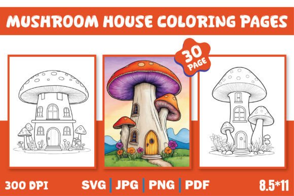 Evaluating Summer Coloring Pages Mushroom House Designs for Adult Colorists
