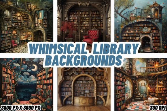 Evaluating Whimsical Library Backgrounds for Creative and Professional Projects