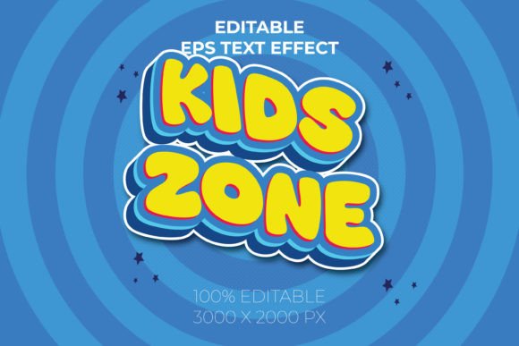 Kids Zone 3D Text Effect Editable: A Practical Guide for Playful Design