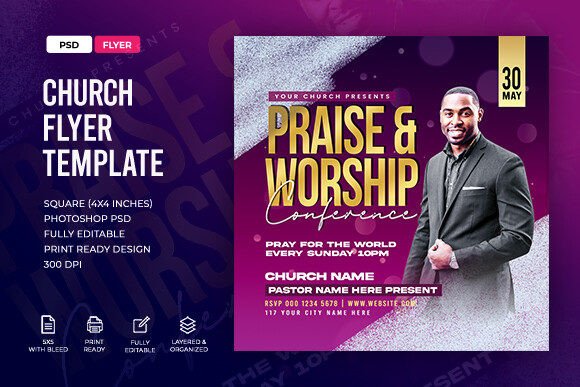 Maximizing Outreach with a Church Conference Flyer Template