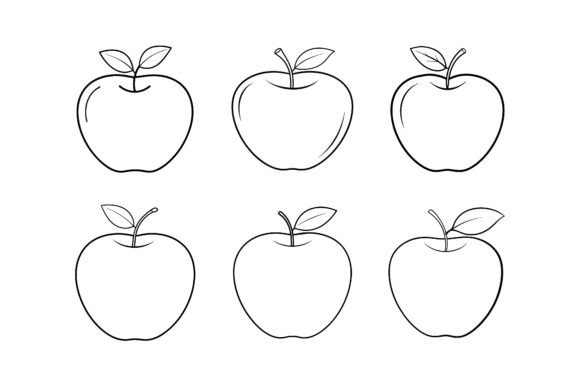 Out Line Apple Silhouette: Design & Usage Guide