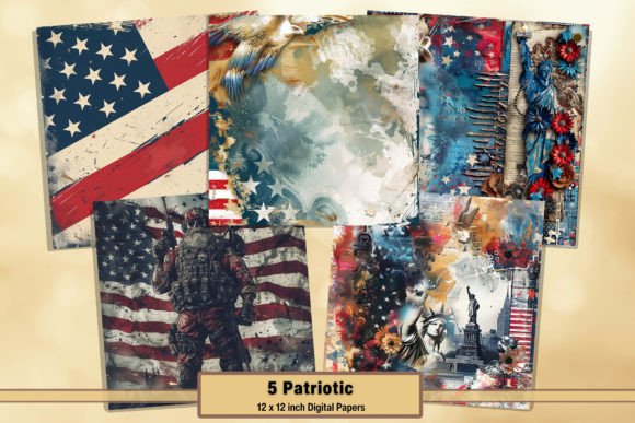 Patriotic American 4th of July Papers: Practical Applications for Celebrations and Commerce