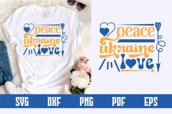 Peace Ukraine Love SVG Design Guide