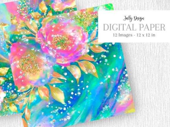 The Strategic Value of Colorful Alcohol Ink Floral Illustration in Modern Visual Communication