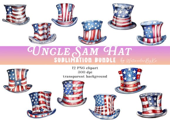 Uncle Sam Hat Patriotic Bundle Clipart Guide